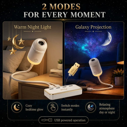 Portable Mini USB Starry Sky Projection Lamp